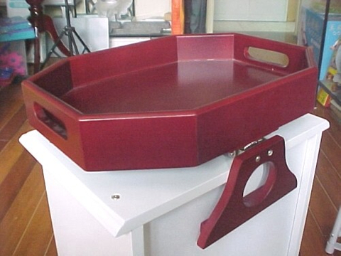 木質夾式點心桌