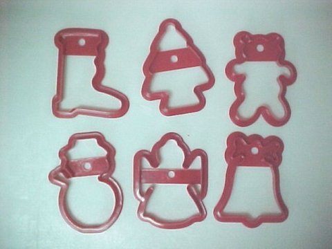 紅色餅乾模
